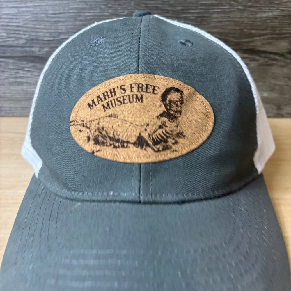 Marhs Free Museum Hat Cap Snap Back Gray Long Beach Washington‎ Adjustable